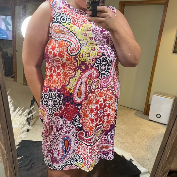 Neon paisley dress - Picture 2 of 2